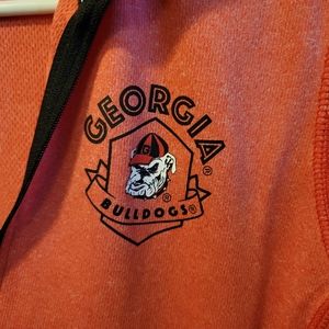 UGA soft red quarter zip pull over